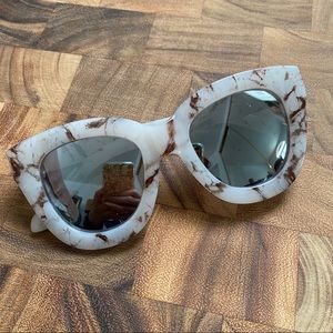 Quay Sugar & Spice Marble Sunglasses